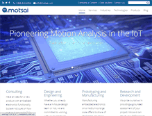 Tablet Screenshot of motsai.com